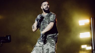 Drake's appearance came hours after his latest album shot to No 1 in the charts